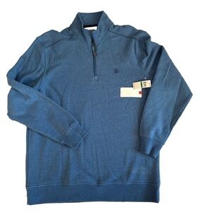 NWT Izod Saltwater fleece 1/4 zip fleece/sweatshirt  pullover